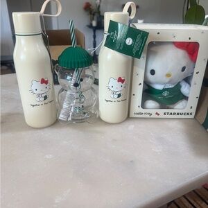 Hello Kitty Cream Bottle with Green Tag